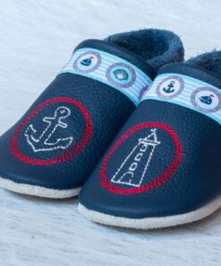 Krabbelschuhe Größe 19 Leuchtturm