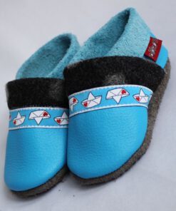 Himmelblaue Krabbelschuhe Größe 18