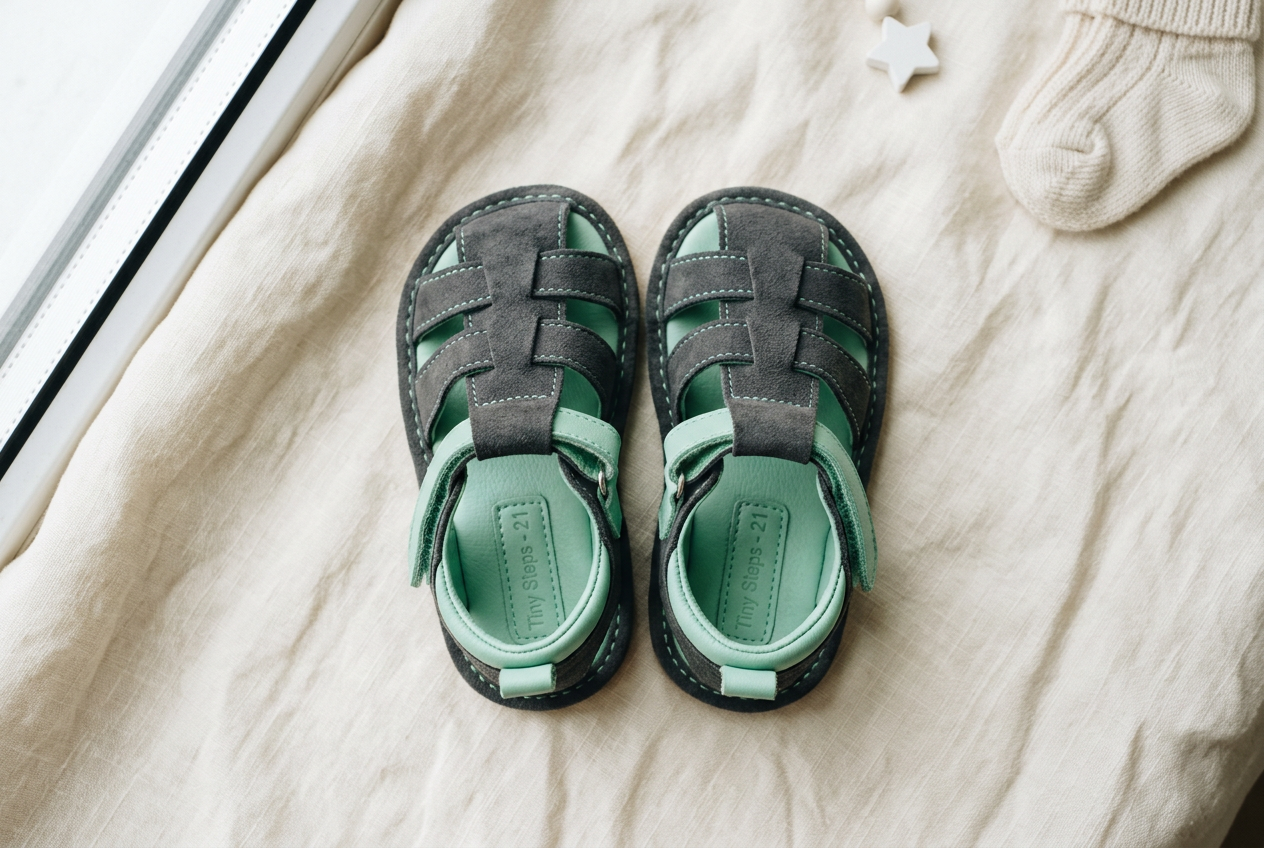 Krabbelschuhe Größe 21 Sandalen Lackleder für Mädchen