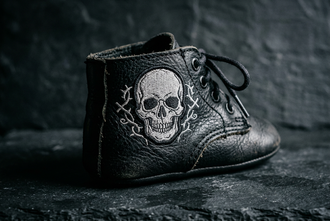 Krabbelschuhe Größe 18 Lederstern gelb mit pinkem Stern