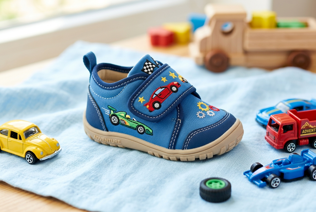 Vegane Krabbelschuhe Punkte mint